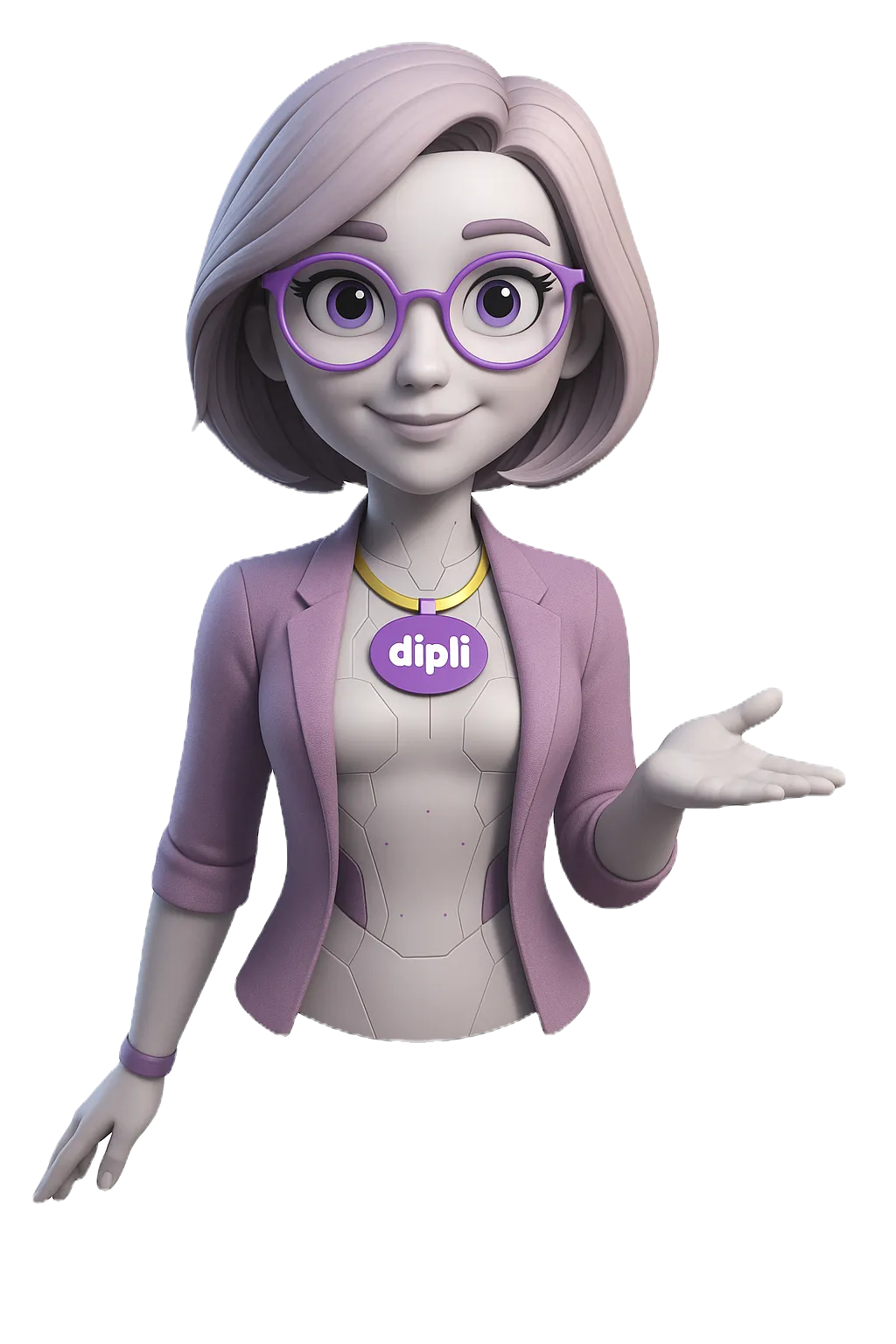 Personaje ilustrado del equipo Dipli
